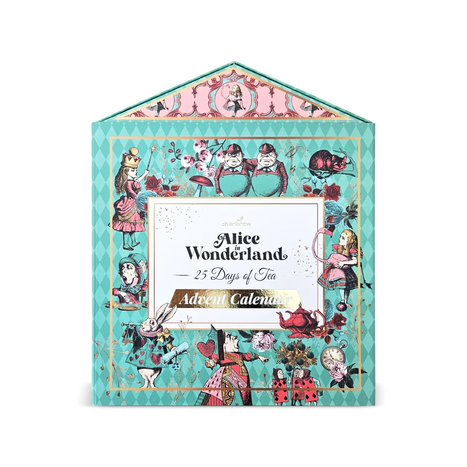 25 Days Of Alice In Wonderland Advent Calendar - 25 Assorted Teabags by Charbrew