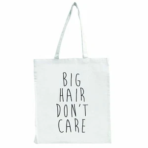 Big Hair, Don't Care - Large Tote Shopper Bag - Foto 1 di 1
