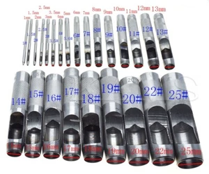 1pcs Leather Tools Leather Punch Hole Craft Set Hollow Puncher Belt Punch - Picture 1 of 38