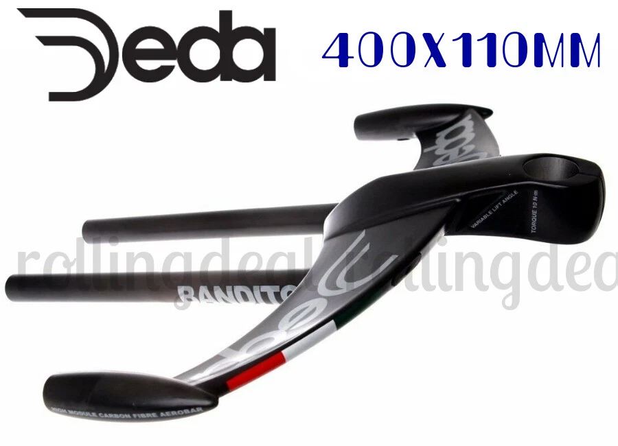 Deda Bandito Aero TT/Triathlon UD carbon handlebar (400 x 110mm) Black New - Image 1 of 1