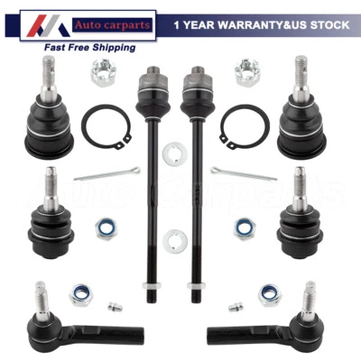 Kit de suspensión de 8 piezas izquierda y derecha para GMC Sierra 2500 HD Chevrolet Silverado 1500 HD Foto 1 de 4