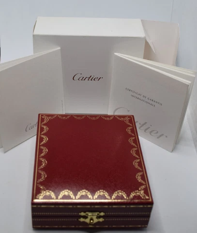 Rare CARTIER SANTOS Table Desk Alarm Clock Original Cartier Cover