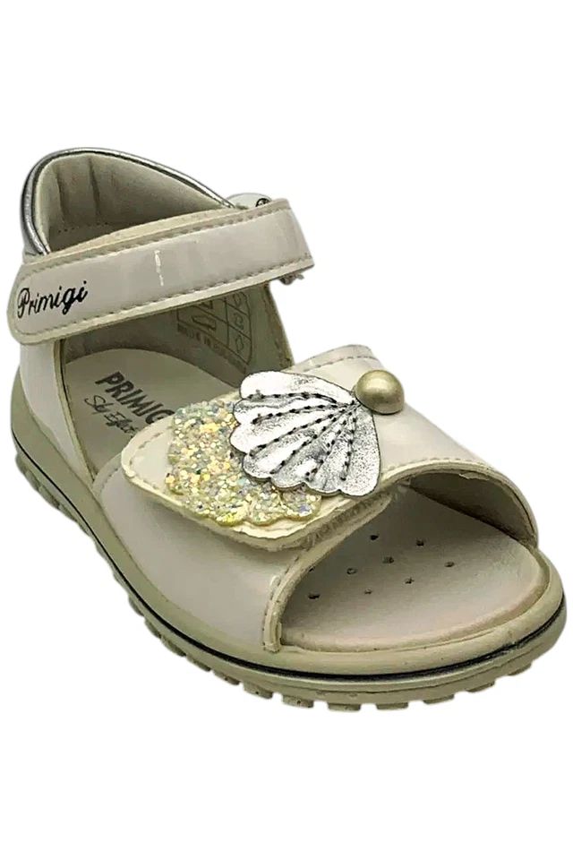 Sandalia Primigi 18627 blanca/plateada para niña Foto 1 de 3
