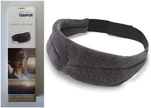 Tempur Grey Travel Luxury Sleep Mask - Ultimate Comfort & Darkness - New in Box - Picture 1 of 12