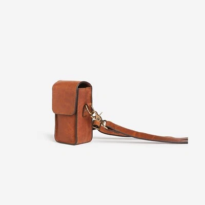 Bolso Bandolera de Cuero ONA Lisboa para Cámara (Coñac Antiguo)-Envío/Devoluciones Gratis Foto 1 de 4