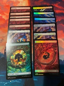 Lotto MTG Tarkir Dragonstorm Full Art Lands. Versioni sia foil che non foil - Foto 1 di 1