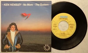 KEN HENSLEY / URIAH HEEP 'No More / The System' 1981 German 7" vinyl - Picture 1 of 1