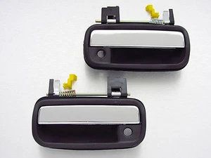 97-05 Hilux 6th gen LN145 LN166 Tiger Chrome Pair front outer door handle NEW - Picture 1 of 2