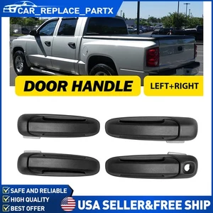 Exterior Door Handle Fit 2002-2008 Dodge Ram 1500 Set of 4 Front and Rear - Picture 1 of 13
