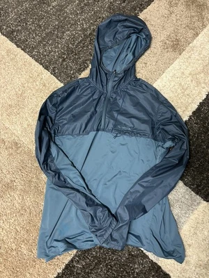 Simms Solar Flex Wind Hoodie LG Lightweight Blue Fishing Shirt 1/4 Zip UPF 40 - Image 1 of 4