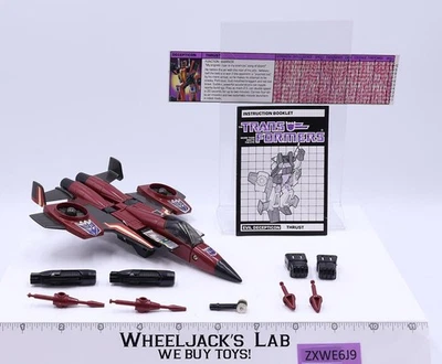 Thrust 100% Complete Vintage 1985 G1 Transformers Hasbro Action Figure - Image 1 of 4