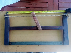 Antique French Frame saw. 45cm long, 7tpi and freshly linseed oiled. - Picture 1 of 16