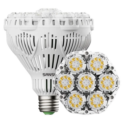 SANSI LED Light Bulb 6000LM 45W 5000K Daylight BR30 Home Workshop Replacement - Image 1 of 4