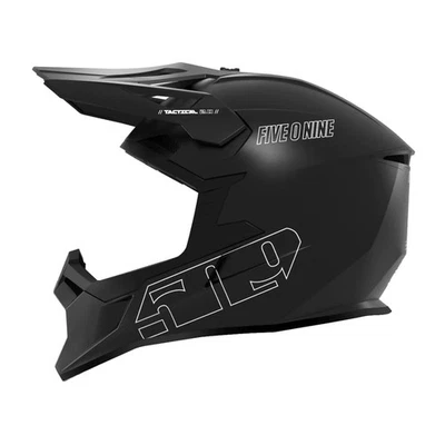 509 Tactical 2.0 Enduro Helmet Durable Polycarbonate Motocross Black Foto 1 de 4