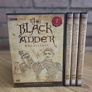 Blackadder Remastered DVD Set Series 1 2 3 4 Rowan Atkinson BBC Video Lot - Picture 1 of 21
