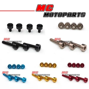 CNC Fuel Gap Cap Bolts For Honda CBR 900RR 1000RR CB600F Hornet - Picture 1 of 8