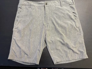 Trunks Multi-Functional 36 Gray Board Shorts Pockets Swim Flat Front Belt Loops - Picture 1 of 10