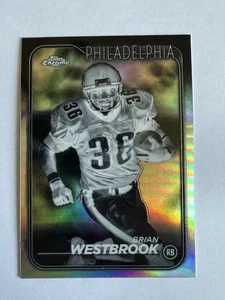 2024 Topps Chrome Negative Refractor Brian Westbrook - Picture 1 of 2