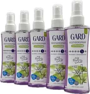 5x GARD Festigerspray Pump Haarspray Extrastark 5 mit natürlichem Bambusextrakt - Bild 1 von 5