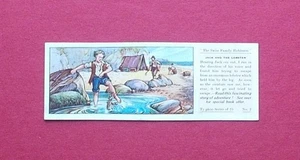 1935 Typhoo Swiss Family Robinson KARTE NUMMER 2 - Bild 1 von 2