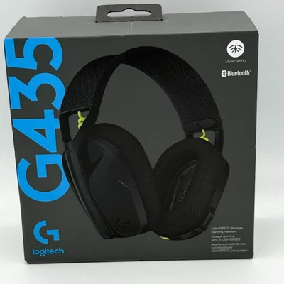 Logitech G435 LIGHTSPEED Wireless Bluetooth Gaming Headset PC PS4 PS5 Nintendo - Image 1 of 4