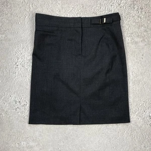 Falda Gucci By Tom Ford Vintage Lana Gris Talla US M Italia 42 - Imagen 1 de 15