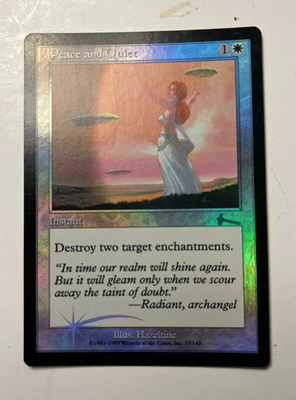 MTG Peace and Quiet - Foil  Urza's Legacy - nm English - Image 1 of 2