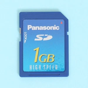 Genuine Panasonic 1GB SD Secure Digital Memory Card (High Speed) - Picture 1 of 1