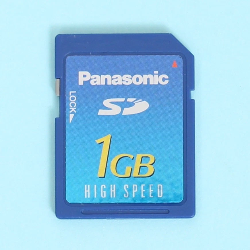Genuine Panasonic 1GB SD Secure Digital Memory Card (High Speed) - Image 1 of 1