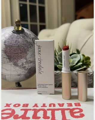 jane iredale ColorLuxe Hydrating Cream Lipstick Scarlet 2 g .07 oz Full Size - Image 1 of 4