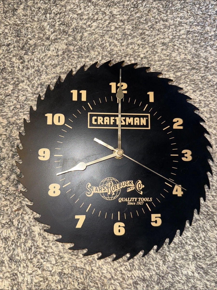 Craftsman Saw Blade Clock for sale | eBay