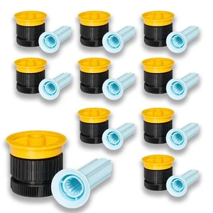 (10) Rain Bird 4VAN Sprinkler Sprühdüse 4' Radius verstellbarer Bogen (330°) - Bild 1 von 4