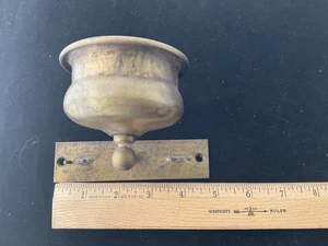 Antigue Brass Wall Mount Toothbrush & Cup Holder - Picture 1 of 4