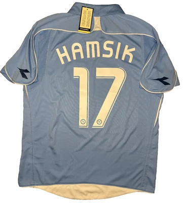maglia calcio Napoli Hamsik 2007 2008 Home Jersey Diadora XL Lete LETE *NUOVA* - Immagine 1 di 4