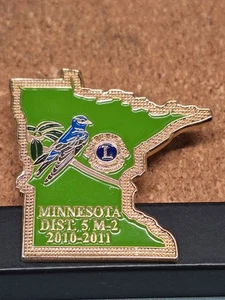 Minnesota Lions Club Dist 5 M-2 2010-2011 Anstecknadel - Bild 1 von 3