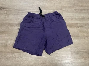 Kavu Hiking Shorts Mens Size S Purple Nylon Cotton Blend Belted Gusseted USA - Picture 1 of 7