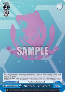 Weiss Schwarz Northern Parliament AZL/S119-E126S SR super rara Azur Lane Vol 2 - Foto 1 di 1