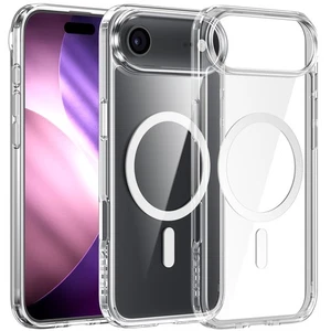 Custodia telefono magnetica trasparente per iPhone serie 17 - cover protettiva antiurto USA - Foto 1 di 26