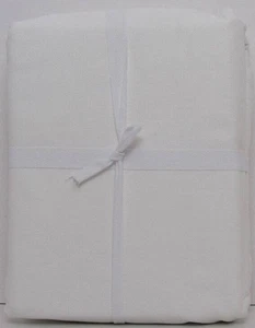 Juego de cortinas Pottery Barn Broadway sin forro/2, 50" x 96" blanco nuevo - Imagen 1 de 6