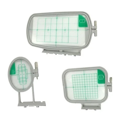 3 Pieces Embroidery Hoops Frame for Brother Embroidery Machine SE400 HE120 - Image 1 of 4