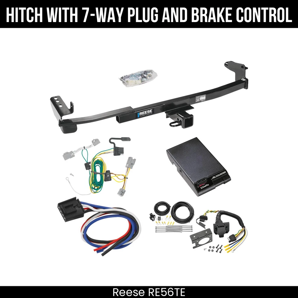 Paquete de remolque de enganche + control de freno para 08-09 Ford Taurus X 44525 receptor de 2" clase 3 Foto 1 de 4