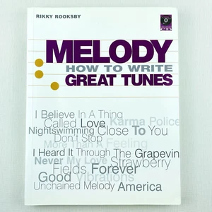 Melody: How to Write Great Tunes by Rikky Rooksby Sheet Music Book Includes CD - Picture 1 of 14