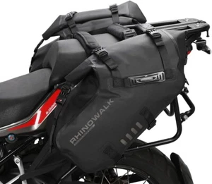 Rhinowalk Motorcycle Side Pannier Bag Waterproof 28L Saddle Tail Travel Luggage - Picture 1 of 8
