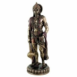 Handcrafted Cold Cast Bronze Hindu God Lord Hanuman Ji Idol for Home Statue - Picture 1 of 1