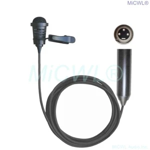 Micrófono de solapa de alimentación fantasma de 3 m cable XLR para mezclador de DJ Tascam Zoom - Imagen 1 de 7