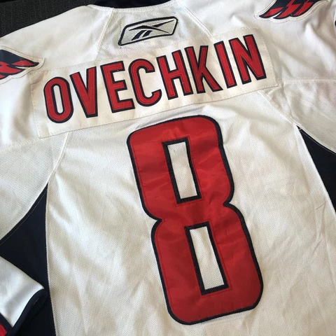 Alex Ovechkin Washington Capitals NHL Hockey Reebok CCM Authentic Jersey Size 48 Cover