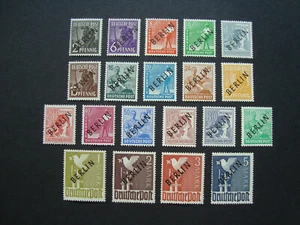 BRIEFMARKEN BERLIN SCHWARZAUFDRUCK ALLE GEPRÜFT SIGNATUR BPP SCHLEGEL POSTFRISCH - Bild 1 von 10