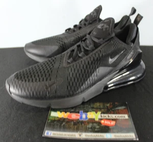 Nike Herren Air Max 270 Dreifach Schwarz Schnürschuhe Turnschuhe Größe 14 AH8050-005 - Bild 1 von 10
