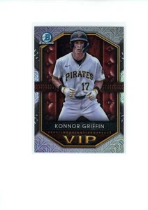 2025 Bowman Chrome Konnor Griffin #VIP-20 Mega Box Mojo Refractor VIP Insert - Bild 1 von 2
