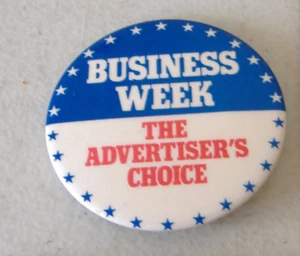 GESCHÄFTSWOCHE ~ THE ADVERTISER'S CHOICE ~ BUTTON PIN - Bild 1 von 4
